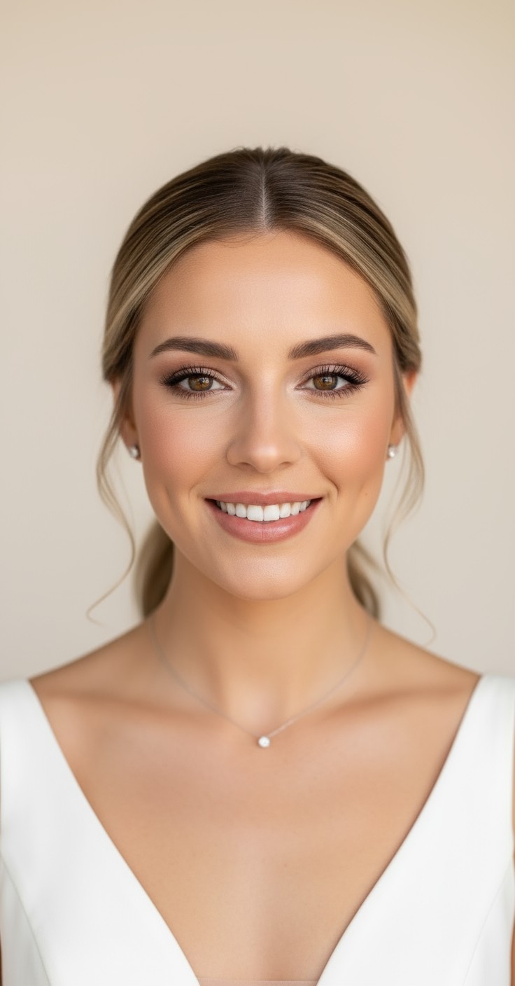 After Wedding Low Ponytail